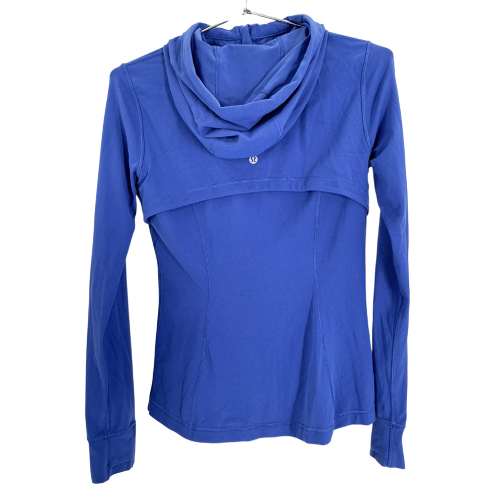 Lululemon Hooded Blue Define Jacket Size 8 - Picture 3 of 4
